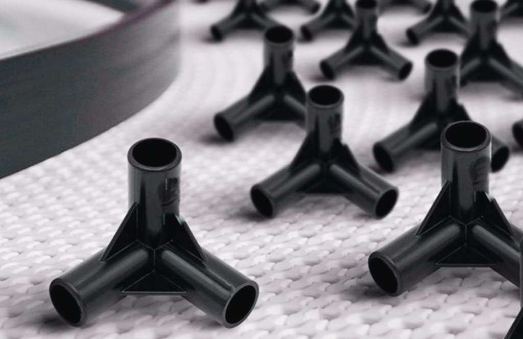 formsprutade detaljer