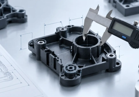 Precisionsmätning av formsprutad komponent